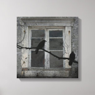 Industriella Kråkor Canvastryck
