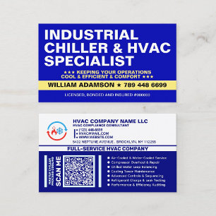 Industriella kylsystem Kylservice VVS Visitkort