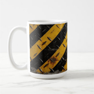 Industriella-Varnings-Randiga Mugg