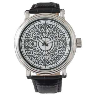 Industriellt geometriskt emblem ewatch armbandsur