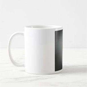 Industriellt Grunge Utropstecken Symbol Kaffemugg
