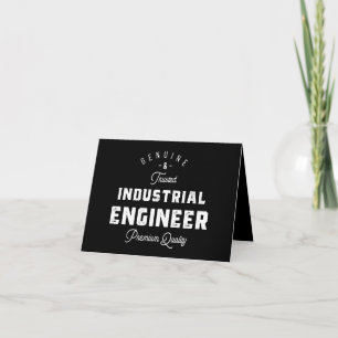 Industriellt ingenjör, coola, ingenjör, ingenjörsv anteckningskort