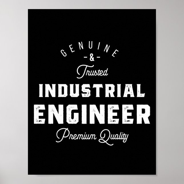 Industriellt ingenjör, coola, ingenjör, ingenjörsv poster (Framsidan)
