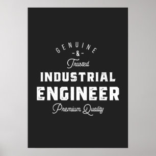 Industriellt ingenjör, coola, ingenjör, ingenjörsv poster