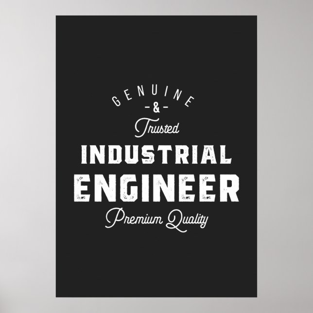 Industriellt ingenjör, coola, ingenjör, ingenjörsv poster (Framsidan)