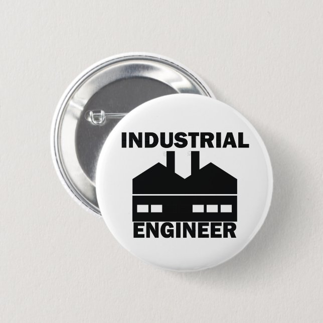 Industriellt ingenjör knapp (Framsida & baksida)