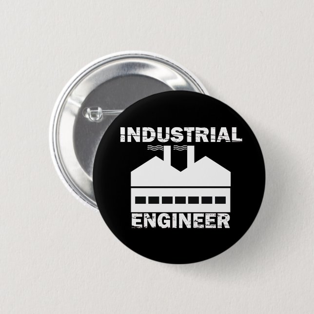 Industriellt ingenjör knapp (Framsida & baksida)