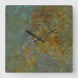 Industriellt inspirerad konst Modern Trends Fyrkantig Klocka