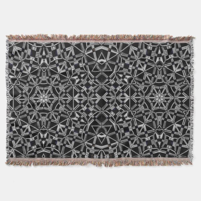 Industriellt Mandala  Filt (Framsidan)