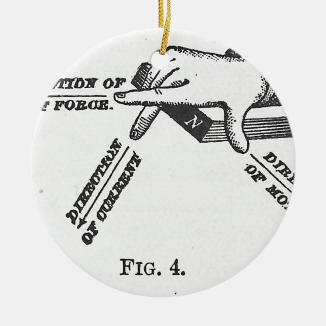 Industriellt mekaniskt iscensätta för vintage julgransprydnad keramik (Framsidan)