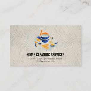 Industriellt Städning Maid Service Visitkort