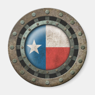 Industriellt stålsätta den grafiska Texas Magnet