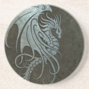 Industriellt stålsätta flygdraken - vänster sida underlägg sandsten