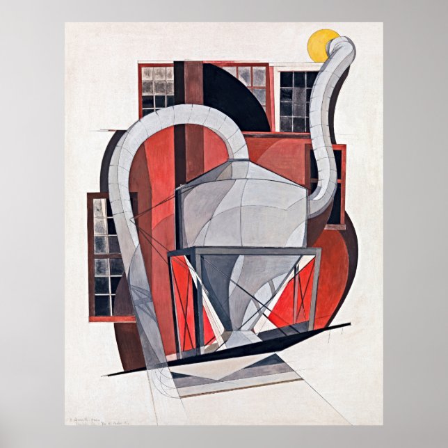 Industriellt styre: High-Res Charles Demuth Poster (Framsidan)