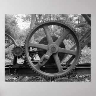 Industrifoto - Oljepumpningsredskap för att minska Poster