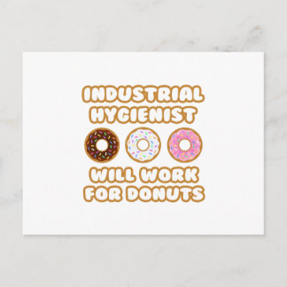 Industrihygienist ... Kommer att fungera för donut Vykort