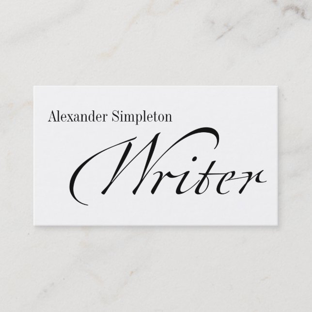 Industriromersk skrivare visitkort (Framsida)