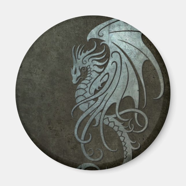 Industristålflytande Dragon - höger Magnet (Framsidan)