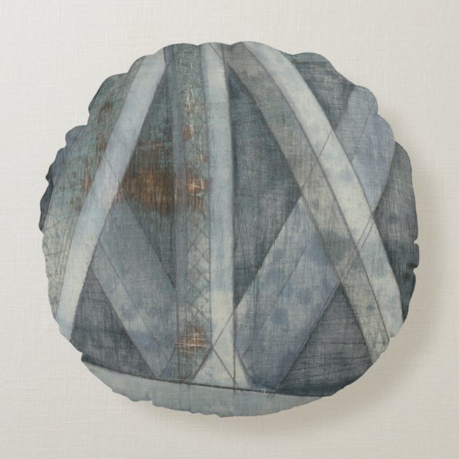 Industristruktur | Bridge Rund Kudde (Framsidan)