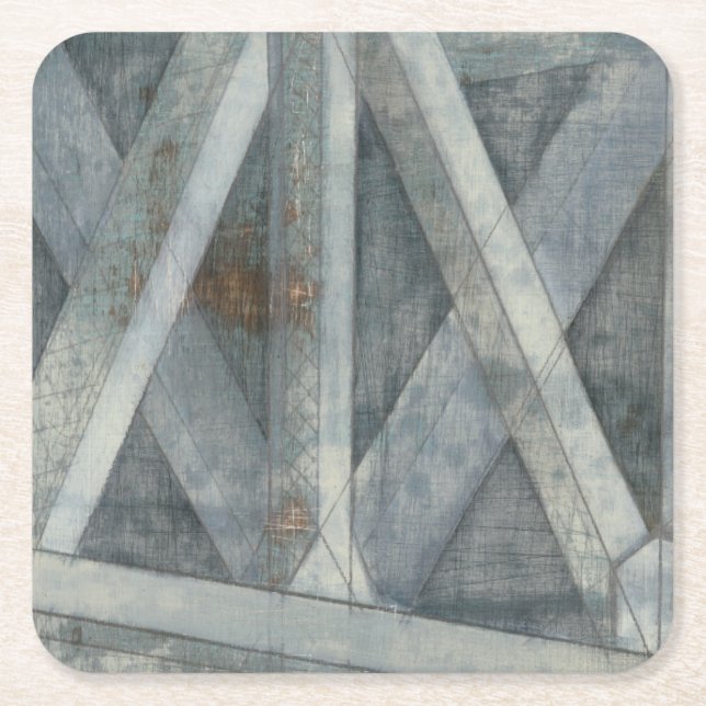 Industristruktur | Bridge Underlägg Papper Kvadrat (Framsidan)