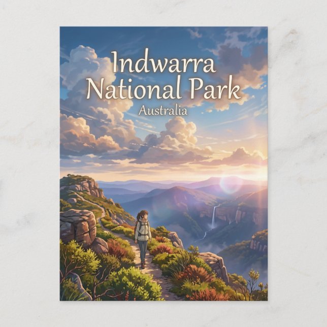 Indwarra Nationalpark Australien Vykort (Framsida)