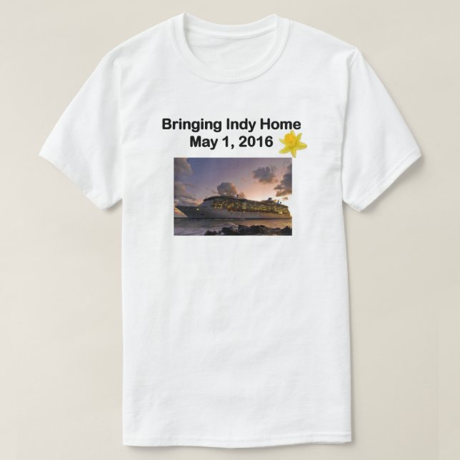 Indy 050116 tee shirt (Design framsida)