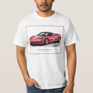 Indy 2005 500 Corvette stegar bilen Tee Shirt
