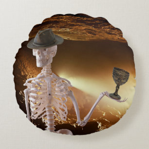 "Indy" Bones Halloween Skeleton Dekorativ kudde