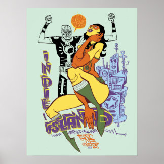 Indy Island Print/Poster Poster