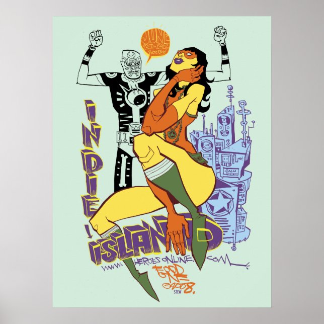 Indy Island Print/Poster Poster (Framsidan)