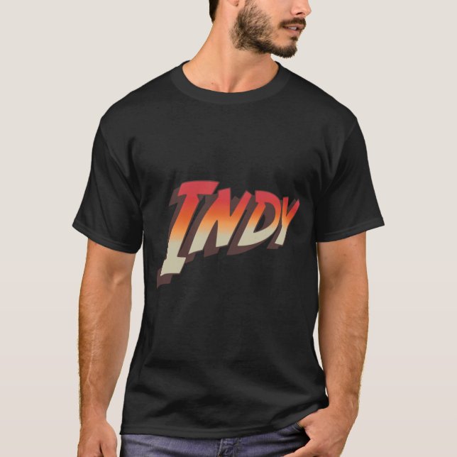 Indy Produktionslogotyp T Shirt (Framsida)