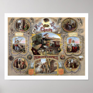 Inebriate’s Express - Vintage Temperance Poster