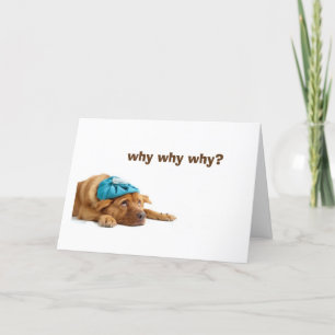 INEBRIERAD HUND CELEBRADES BIRTHDAY KORT