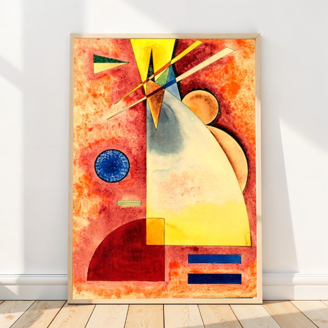 Ineinander Intermingling, Kandinsky 1928 Poster (Skapare uppladdad)