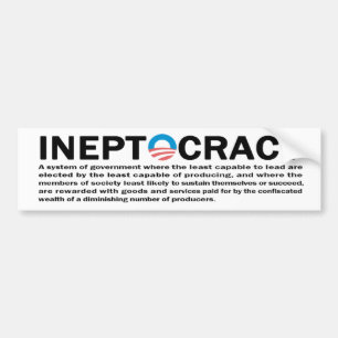 Ineptocracy Bildekal