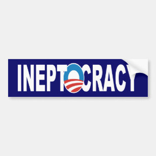 Ineptocracy bildekal