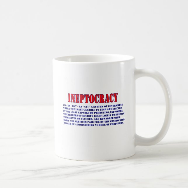 INEPTOCRACY-DEFINITION KAFFEMUGG (Höger)