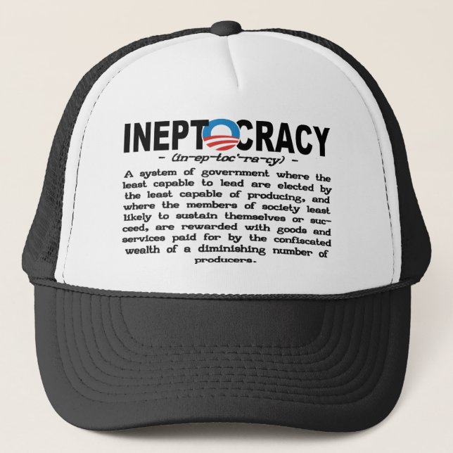 Ineptocracy definitionhatt (svarten) keps (Framsida)