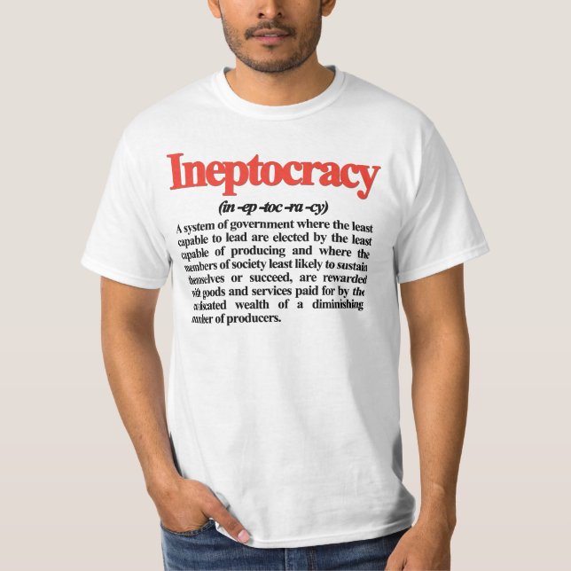 Ineptocracy definitionT-tröja Tröja (Framsida)