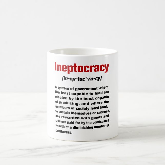 Ineptocracy Kaffemugg (Center)