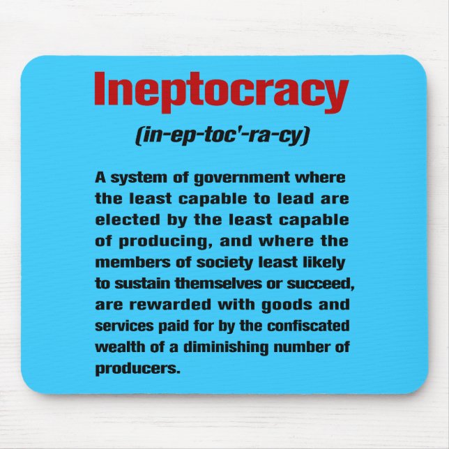 Ineptocracy Mousepad Musmatta (Framsidan)