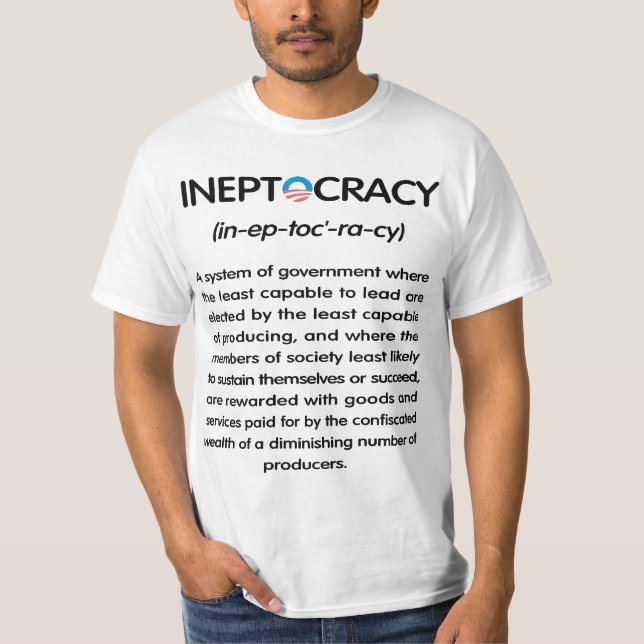 Ineptocracy Tee Shirt (Framsida)