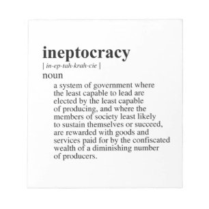 INEPTOCRATI ANTECKNINGSBLOCK