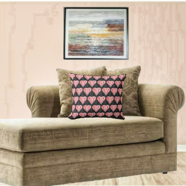 Infångad Heart Dekorativ kudde (This Captured Heart Throw Pillow, is a unique way to enhance your decor!)