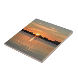 Infångad i Sunset Ceramic Tile Kakelplatta