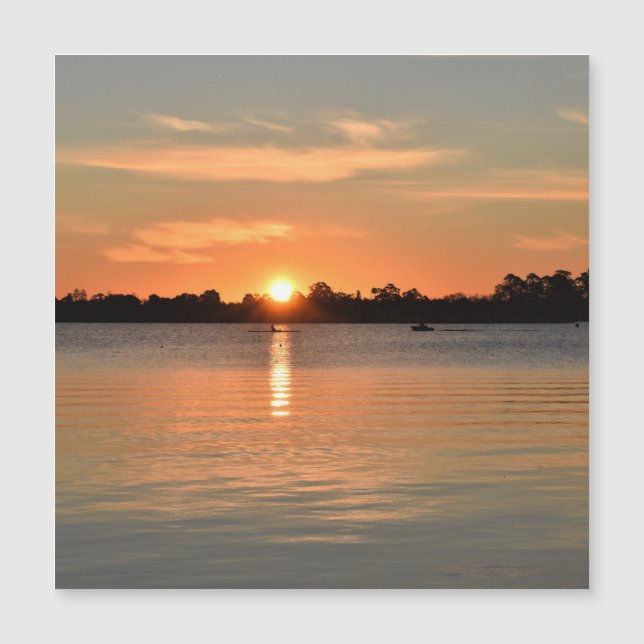 Infångad i Sunset Magnetic Card (Framsida)