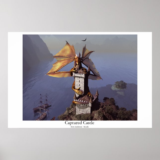 Infångad slott poster (Framsidan)