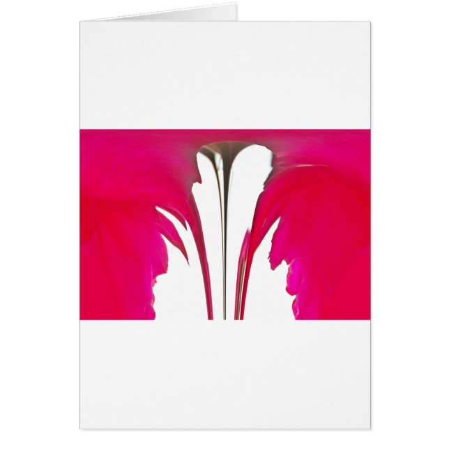 Infångad tid: en Röd ros Petal Elegance Hälsningskort (Framsidan)