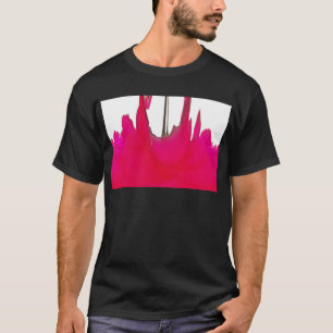 Infångad tid: en Röd ros Petal Elegance T Shirt