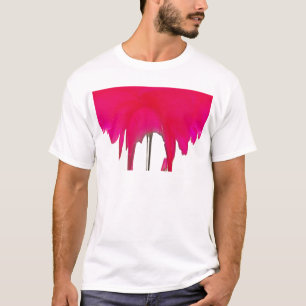 Infångad tid: en Röd ros Petal Elegance Tee Shirt